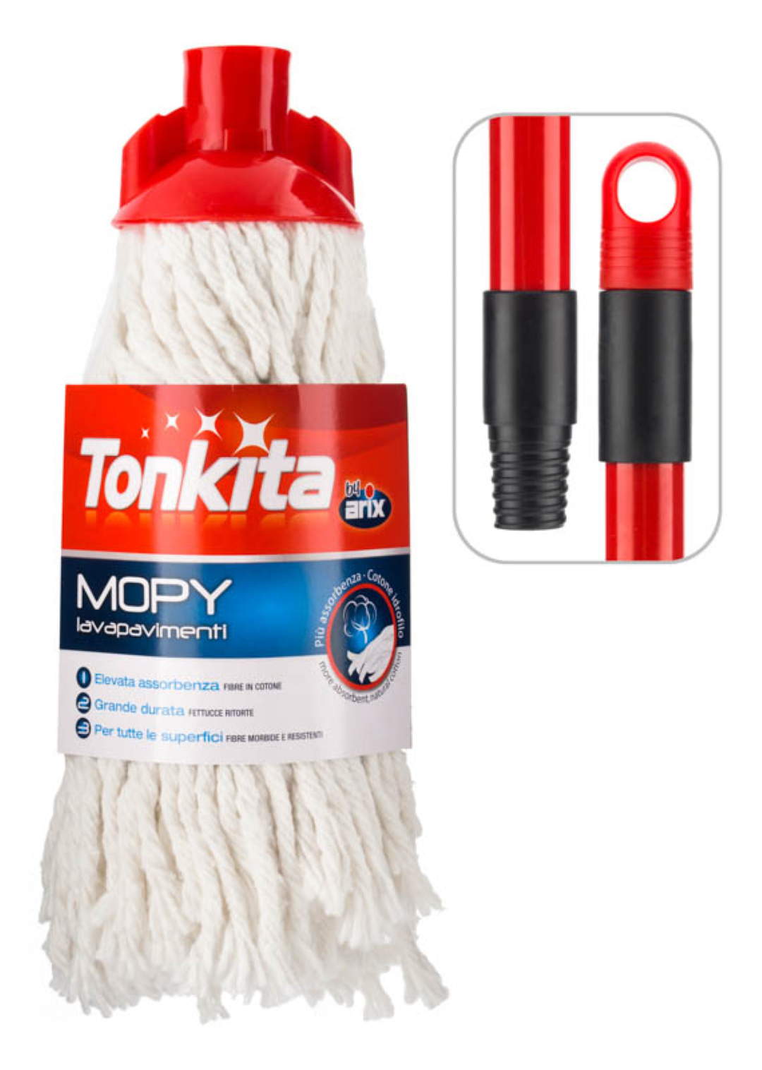 ARIX COTTON MOP+HANDLE